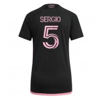 Koszulka piłkarska Inter Miami Sergio Busquets #5 Strój wyjazdowy dla kobiety 2023-24 tanio Krótki Rękaw